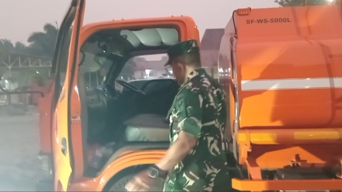 Lima Mobil Tangki Berkapasitas 25.000 Liter Disiapkan untuk Pemadaman Karhutla Sumsel
