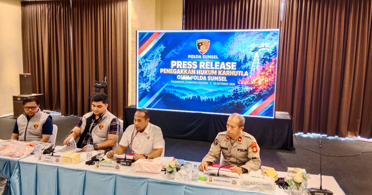Polda Sumsel Tangani 63 Laporan Karhutla, 19 Korporasi Masih Disidik