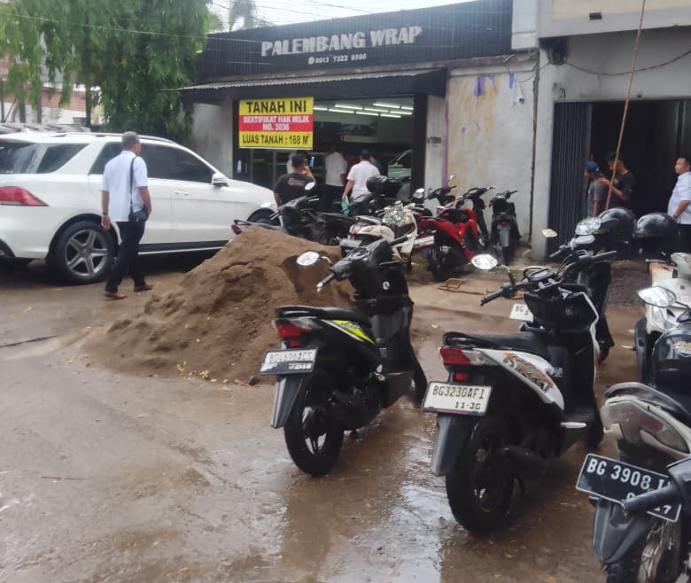 Dugaan Fasum Disulap Jadi Bangunan, PUPR Palembang Lakukan Sidak