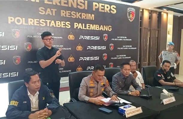Coret Fasilitas Umum karena Kesal Karyanya Ditimpa, Empat Pelaku Vandalisme di Palembang Diamankan