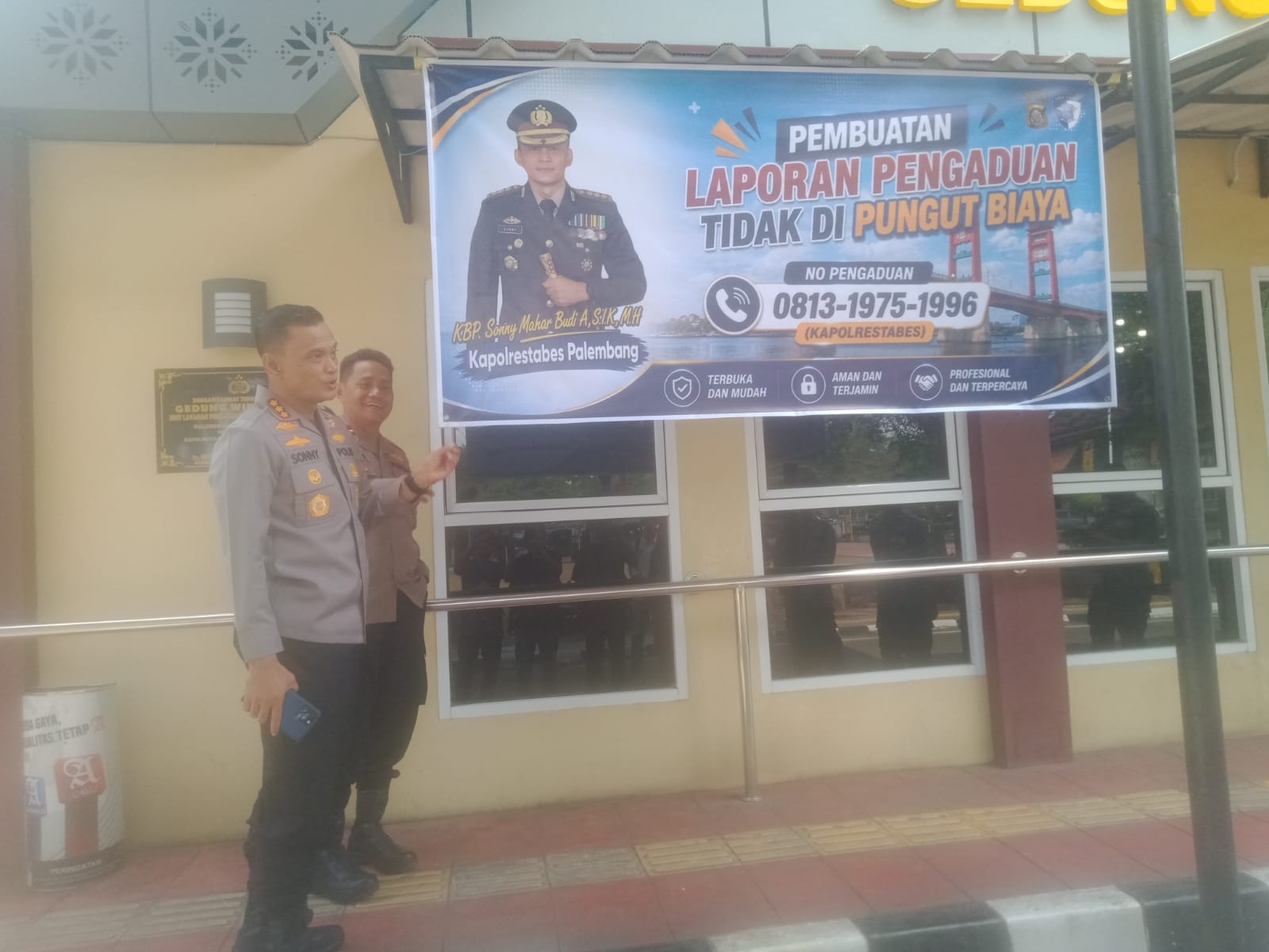 Kapolrestabes Palembang Buka Nomor Pengaduan Pribadi, Warga Diminta Lapor Jika Diminta Bayar Layanan Polisi