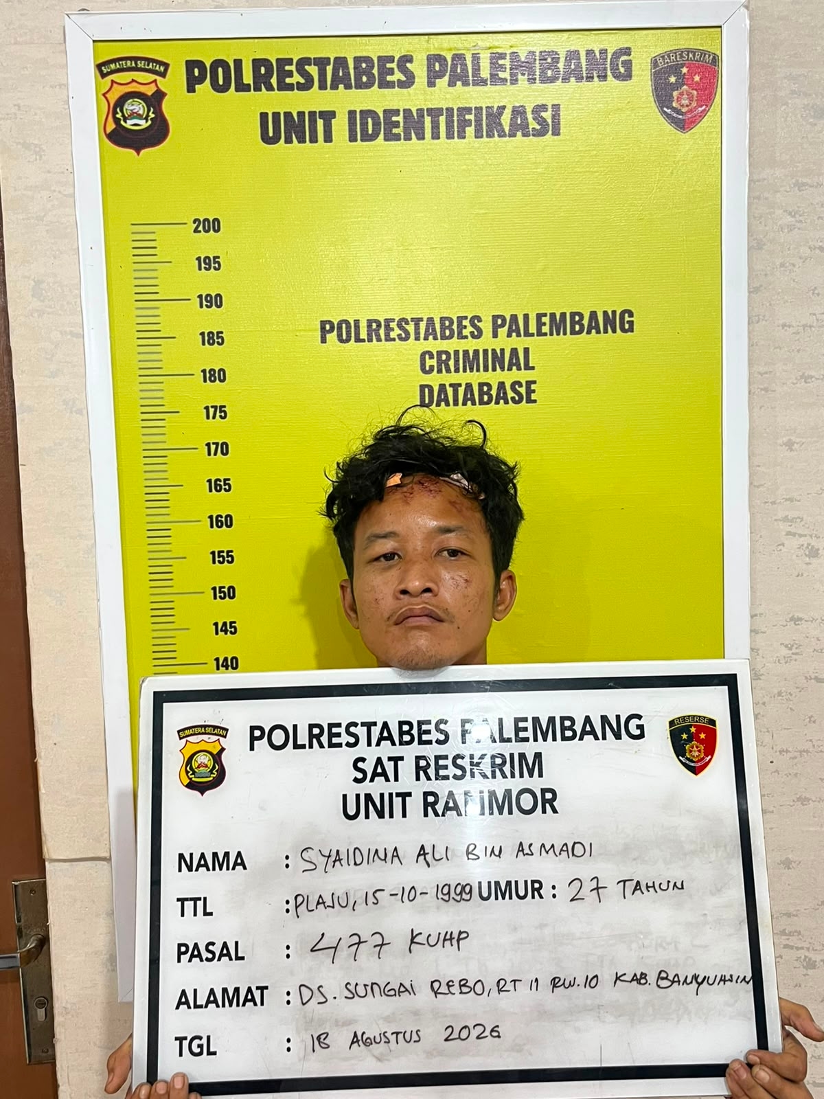 Motor Hilang Saat Asik Pacaran di Tempat Gaming, Pelaku Curanmor Ditangkap