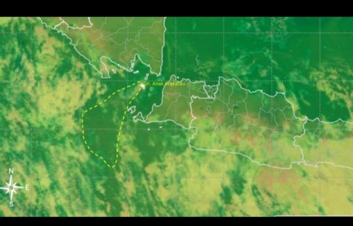 Gunung Anak Krakatau Erupsi Lagi Pagi Ini, Berikut 3 Link untuk Pantau Sebaran Abu Vulkanik