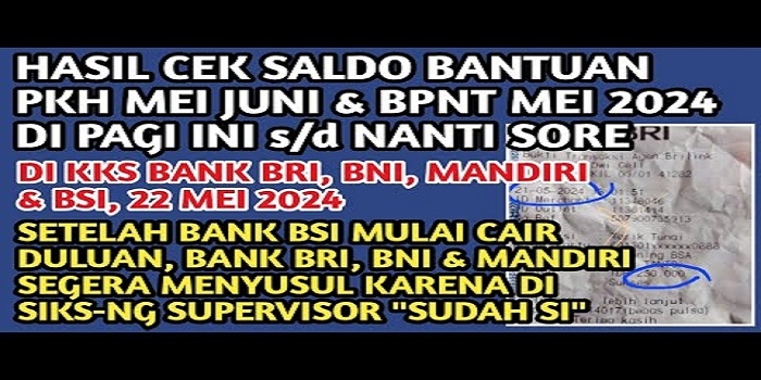 CEK FAKTA: Ada 3 Bansos yang Akan Cair Hari Ini, 22 Mei 2024?