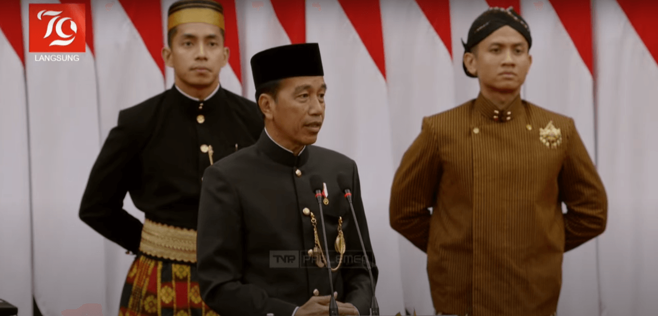 Pidato Kenegaraan Terakhir, Jokowi Sampaikan Permohonan Maaf