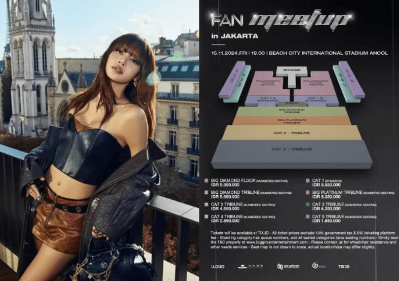 Mau Ketemu Sama Lisa BLACKPINK di Jakarta? Harga Tiket dan Cara Beli yang Wajib Kamu Tahu