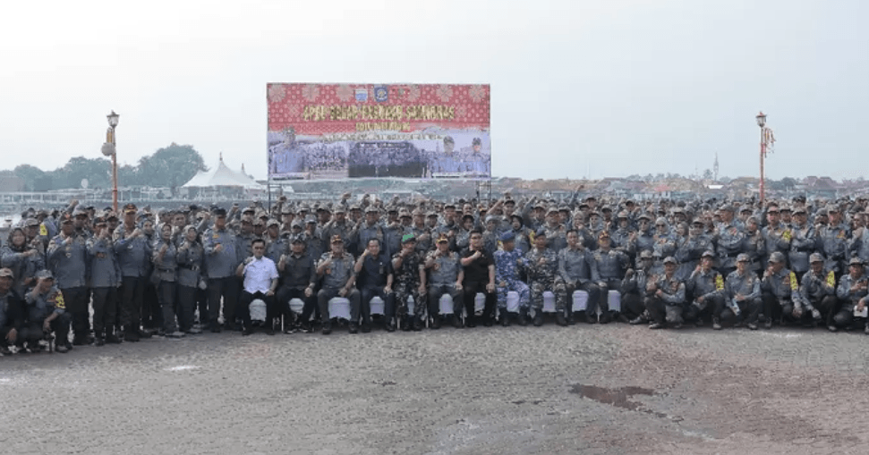 4.544 Satlinmas Siap Amankan 2.272 TPS di Palembang pada Pilkada 2024