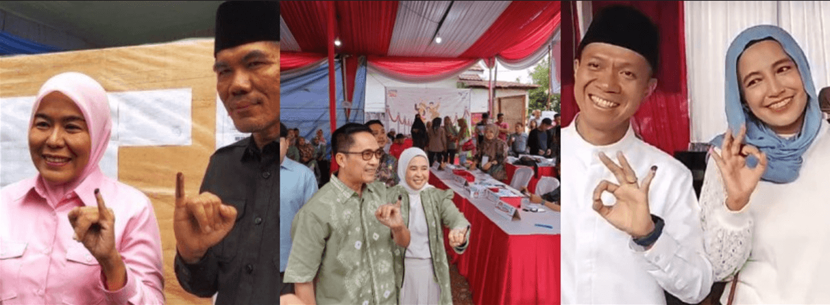 Tiga Calon Wali Kota Palembang Gunakan Hak Pilih di TPS Masing-Masing, Begini Kata Mereka
