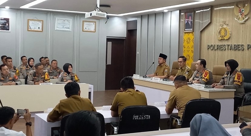 Wali Kota Ratu Dewa dan Kapolrestabes Palembang Sepakat Perkuat Keamanan Kota
