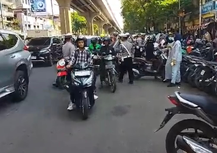 78 Kendaraan Terjaring Razia di Palembang, Didominasi Pelanggaran Surat dan TNKB