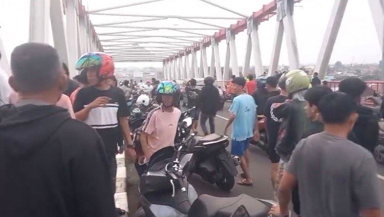 Aksi Pencurian Kabel di Jembatan Musi VI Berakhir Dramatis, Pelaku Lompat ke Sungai Musi
