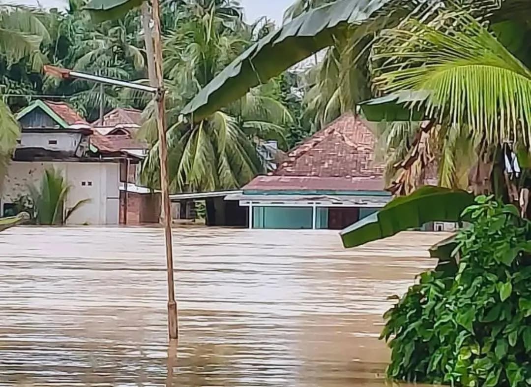 Banjir Muratara Belum Surut, Ribuan Rumah Terendam dan Lima Jembatan Putus