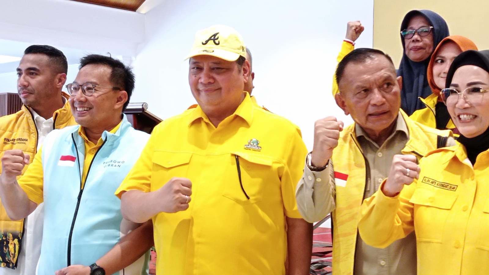 Airlangga Hartato Targetkan 55 Persen Dukungan untuk Prabowo-Gibran di Sumbagsel