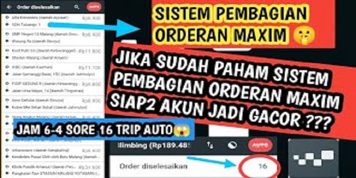 ANTI ANYEP, Dijamin Gacor! Begini Cara Dapat Orderan Auto Maxim dengan Cepat, Tembus 15 Orderan Perhari, Driver Maxim Wajib Tahu