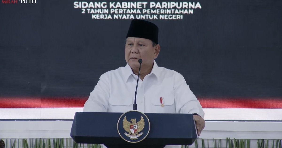 Prabowo Tak Mau Rakyat Terus Miskin, Sebut Kesejahteraan Jadi Ukuran Keberhasilan Pemerintah