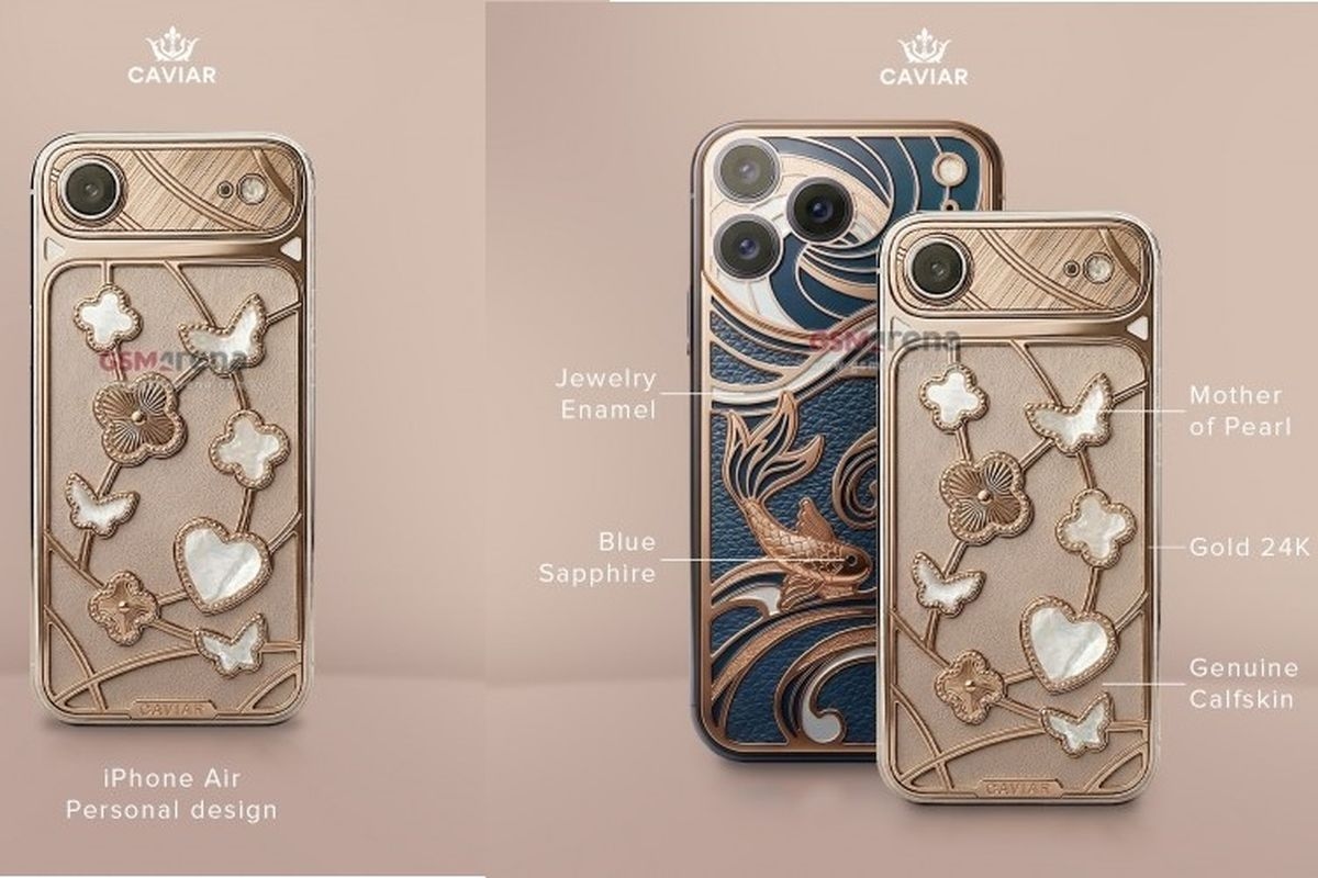 iPhone Berlapis Emas 24 Karat Dijual Rp189 Juta, Caviar Ubah Ponsel Jadi Karya Seni Koleksi