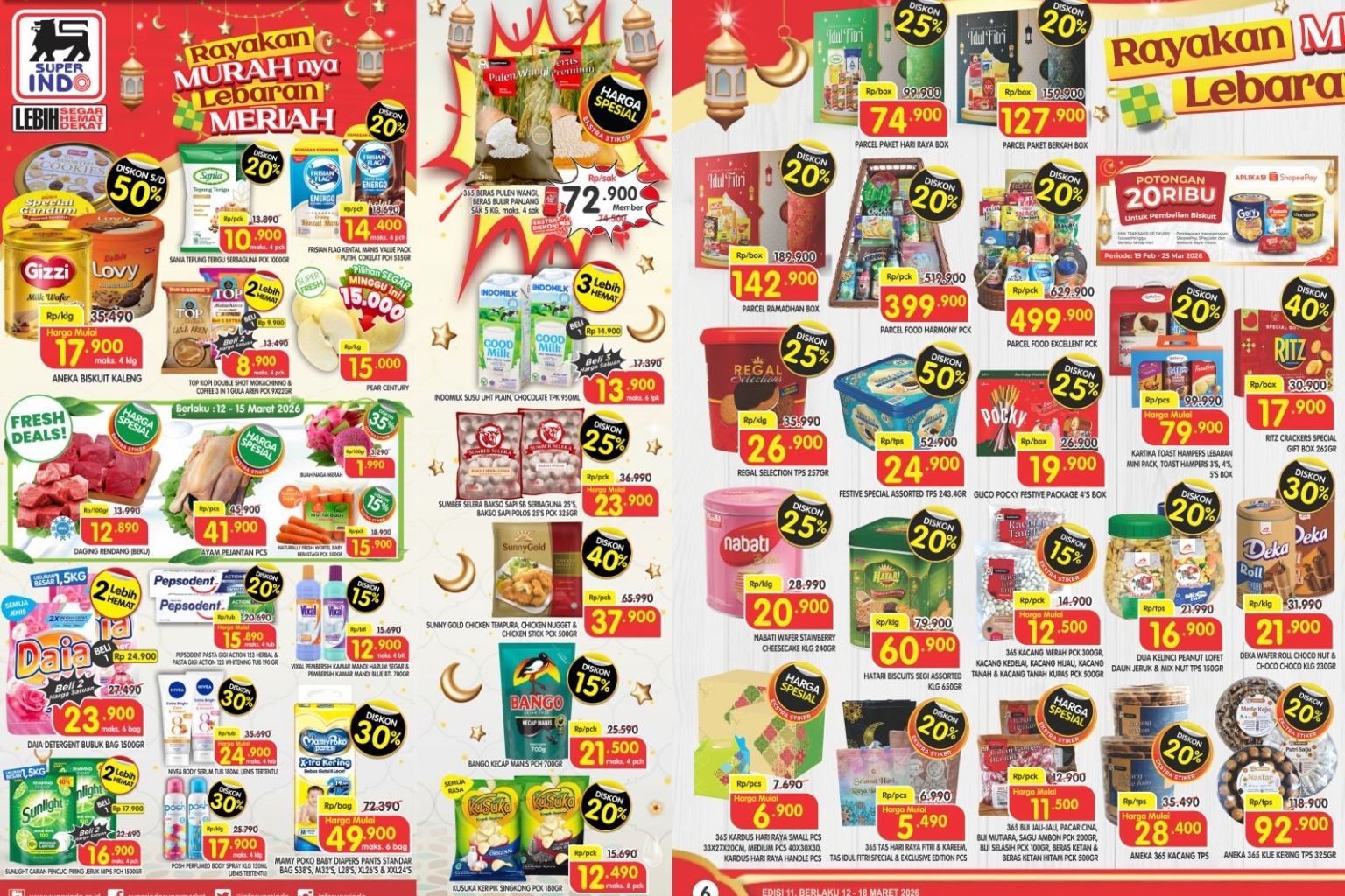 Info Diskon Lebaran Supermarket Palembang, Promo Beli 1 Gratis 1 hingga Potongan Harga 40 Persen