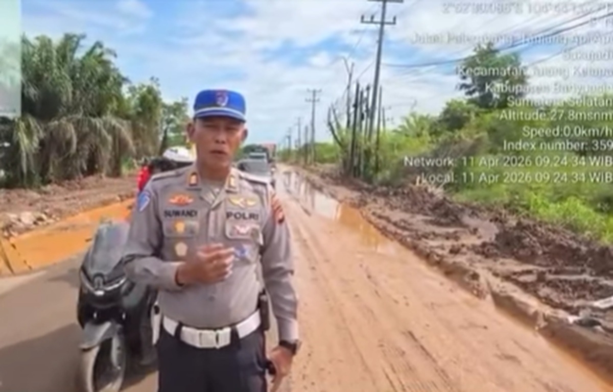 Polisi Ungkap Penyebab Rekayasa Lalu Lintas di Tanjung Api-Api, Kemacetan Tak Terhindarkan