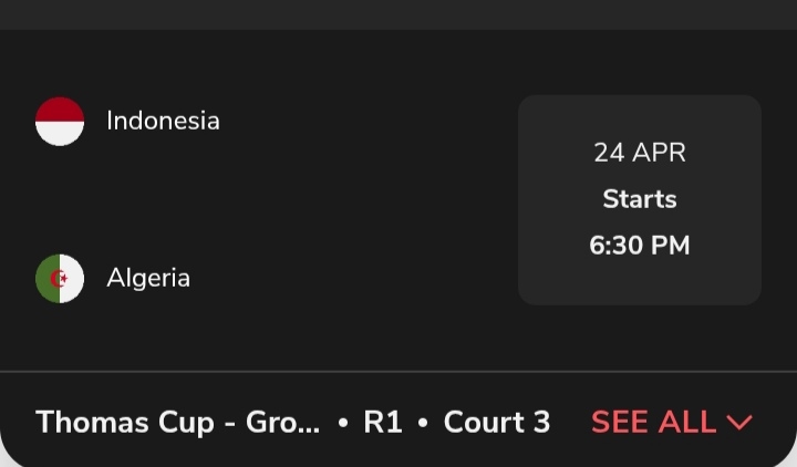 Jadwal Lengkap Timnas Indonesia di Piala Thomas dan Uber Cup 2026