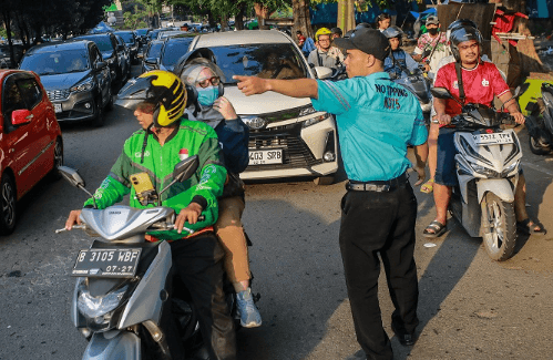 Dishub Palembang Tata Parkir dan Awasi Tarif saat Car Free Night