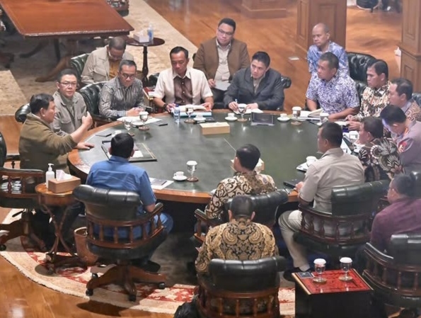 Catatan Pertemuan Prabowo dengan Anggota Kabinet Merah Putih di Hambalang dalam Sepekan Terakhir