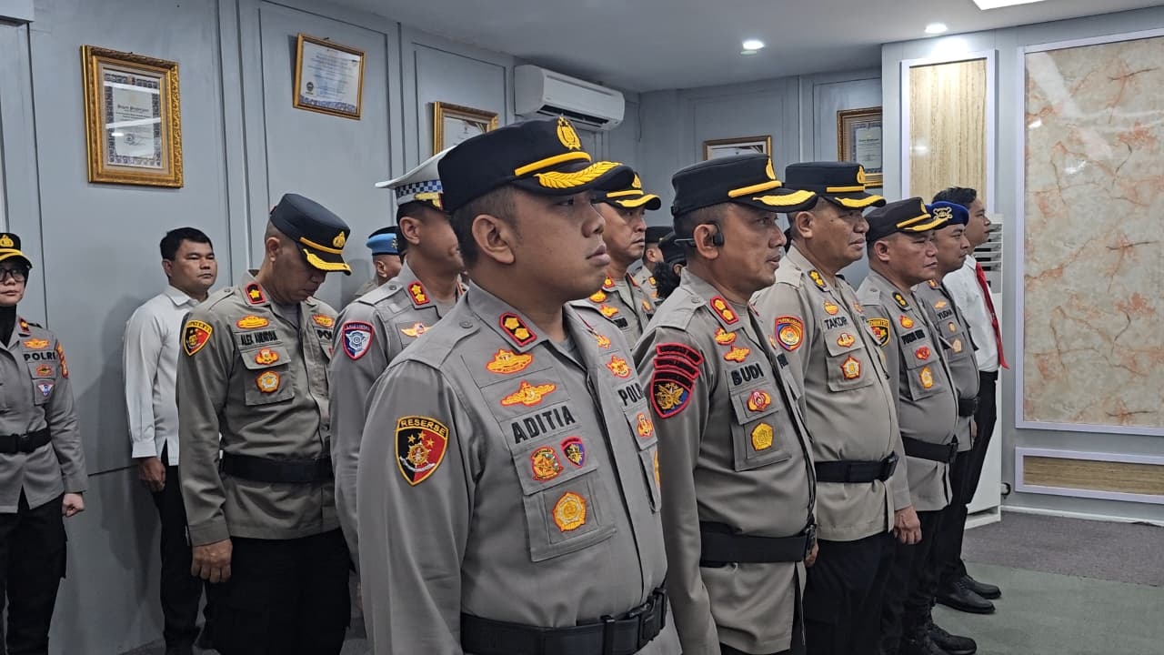 Mutasi Besar di Polrestabes Palembang, Sejumlah Kapolsek hingga Kasat Intelkam Berganti