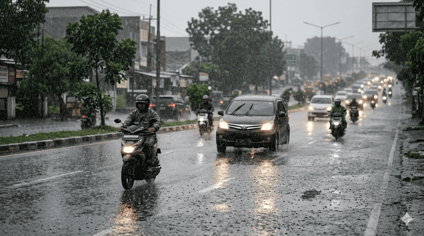 Waspada, BMKG Sebut Sebagian Sumsel Bakal Diguyur Hujan Selama Tiga Hari Berturut-turut
