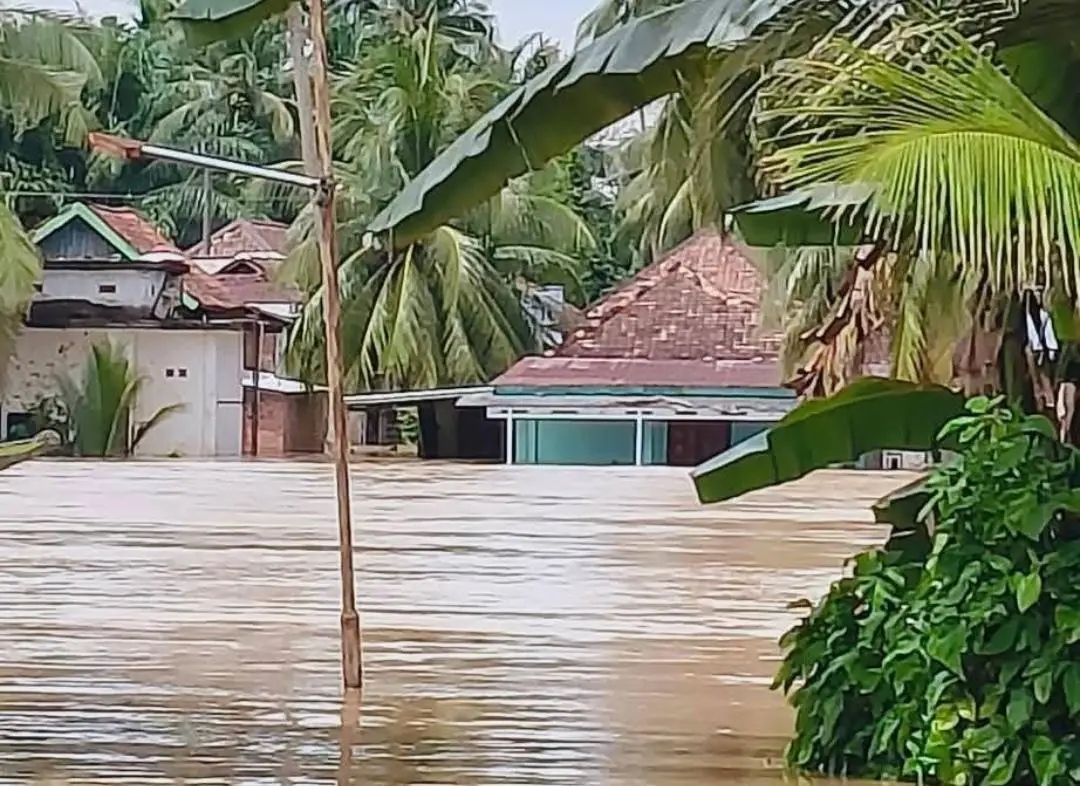 Banjir Muratara Belum Surut, Ribuan Rumah Terendam dan Lima Jembatan Putus
