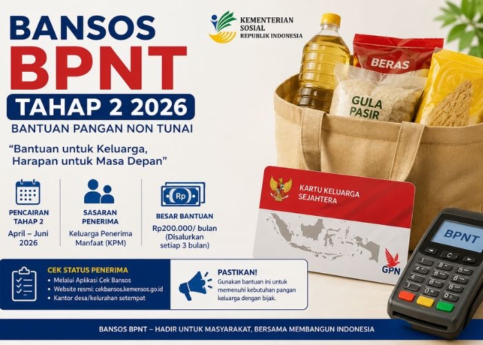 Bansos BPNT Juni 2026 Cair Kapan? Ini Cara Cek Status Penerima, Nominal, dan Jadwal Pencairan