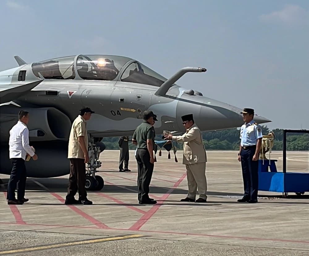 Prabowo Perkuat Pertahanan RI, 6 Jet Rafale Resmi Diserahkan ke TNI