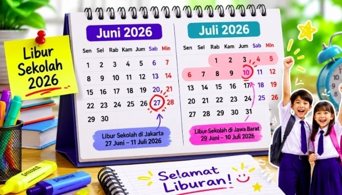 Libur Sekolah Semester 2 2026 di Sumsel Mulai Kapan? Cek Tanggalnya Berdasarkan Kalender Pendidikan