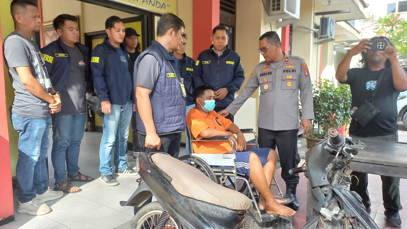 Terbangun untuk Salat Subuh, Warga Palembang Pergoki Motor Dicuri, Satu Pelaku Diamankan