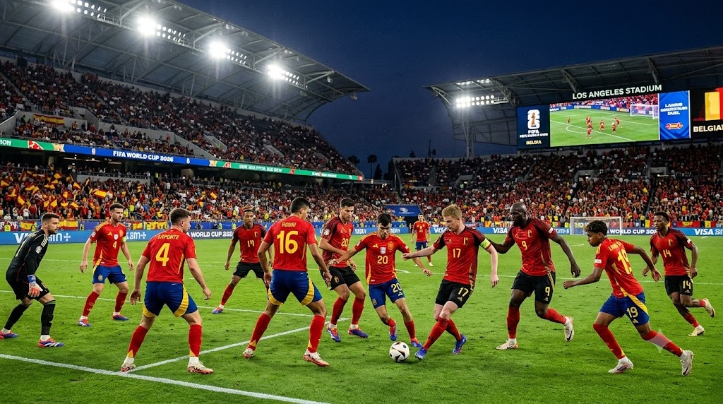 Hasil Piala Dunia 2026: Spanyol Singkirkan Belgia 2 1 Siap Tantang Prancis di Semi Final