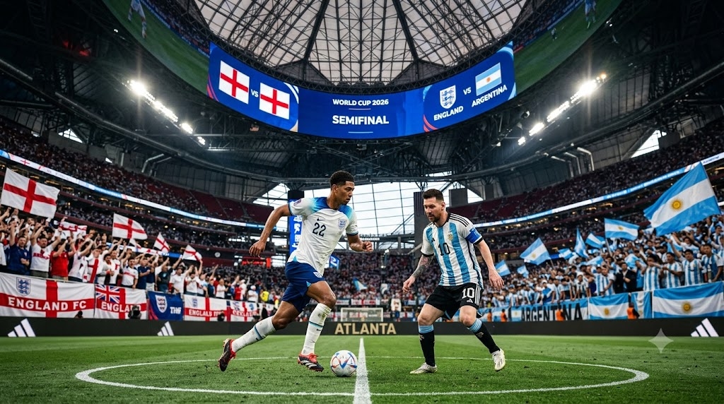 Fakta Menarik Inggris vs Argentina di Semifinal Piala Dunia 2026, Rivalitas Legendaris Kembali Memanas
