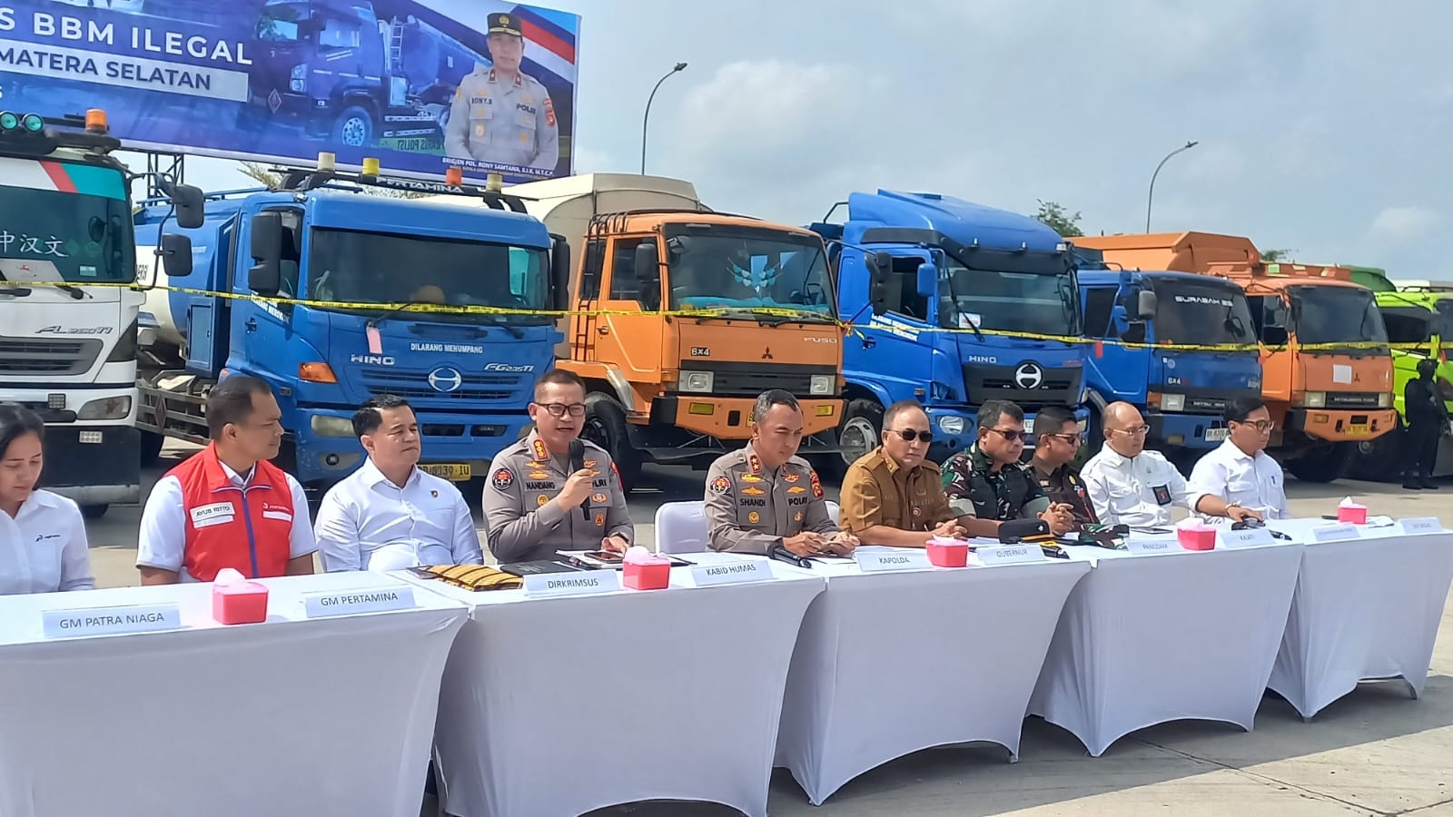 Polda Sumsel Bongkar 96 Kasus BBM Ilegal, Sita 1,28 Juta Liter Minyak dan Tetapkan 129 Tersangka