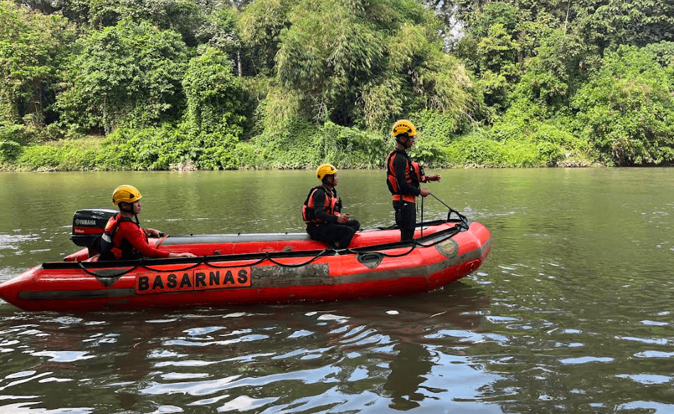 Pelajar SD Tenggelam di Sungai Enim, Tim SAR Gabungan Masih Lakukan Pencarian