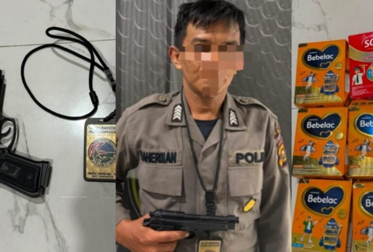 Menyamar Jadi Polisi, Pria di Palembang Diduga Beraksi Curi Susu di Enam Minimarket