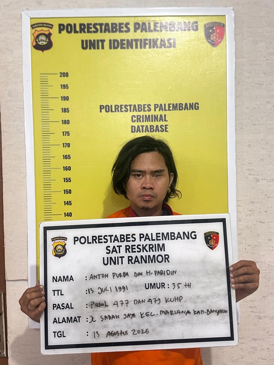 Curanmor 7 TKP Terungkap, Polisi Tangkap Pelaku di Tempat Persembunyian