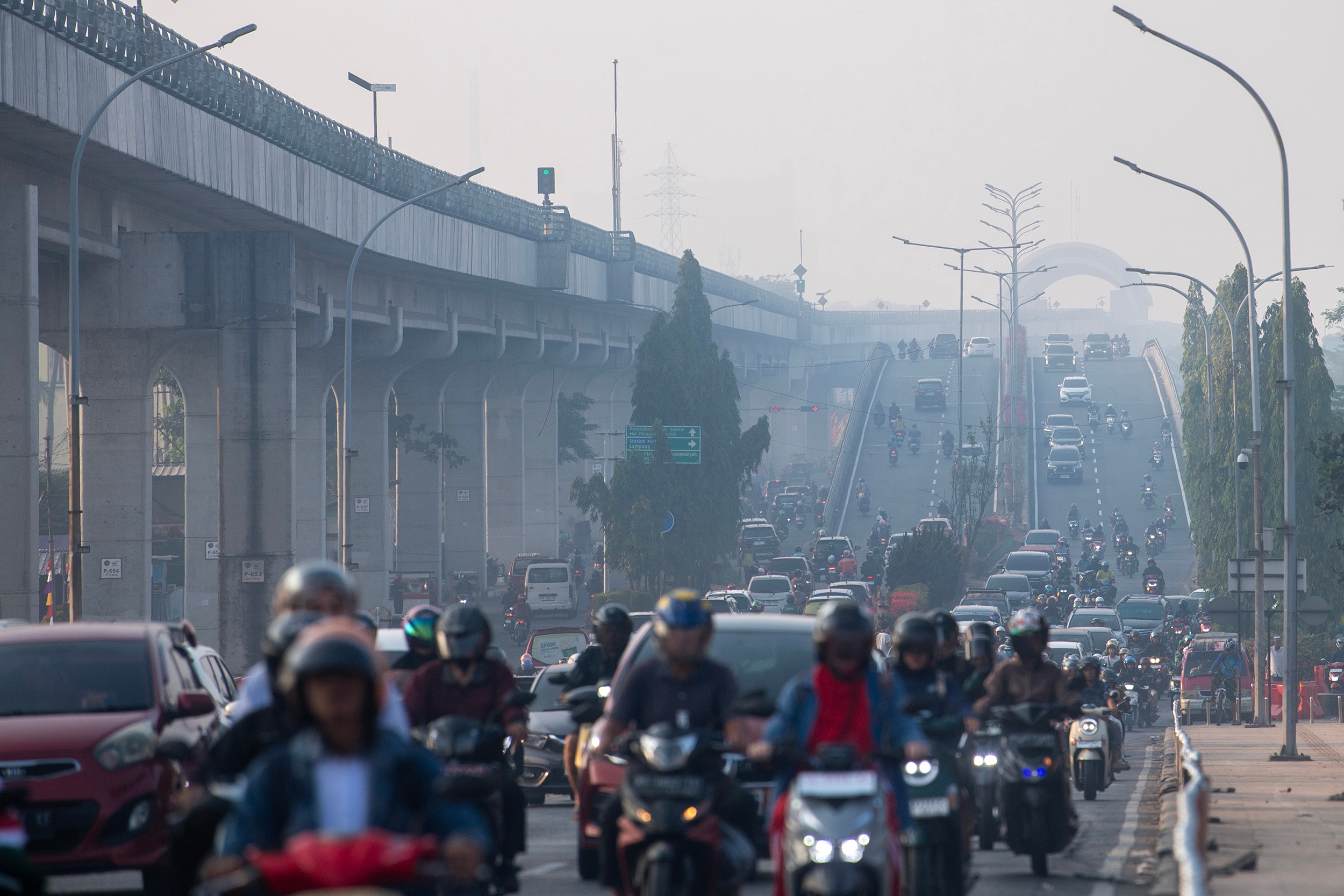 Udara Palembang Kembali Sangat Tidak Sehat, PM2.5 Tembus 203 Mikro.gram