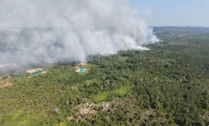 BNPB Perkuat Penanganan Karhutla Sumsel, 7 Helikopter Disiapkan untuk Water Bombing