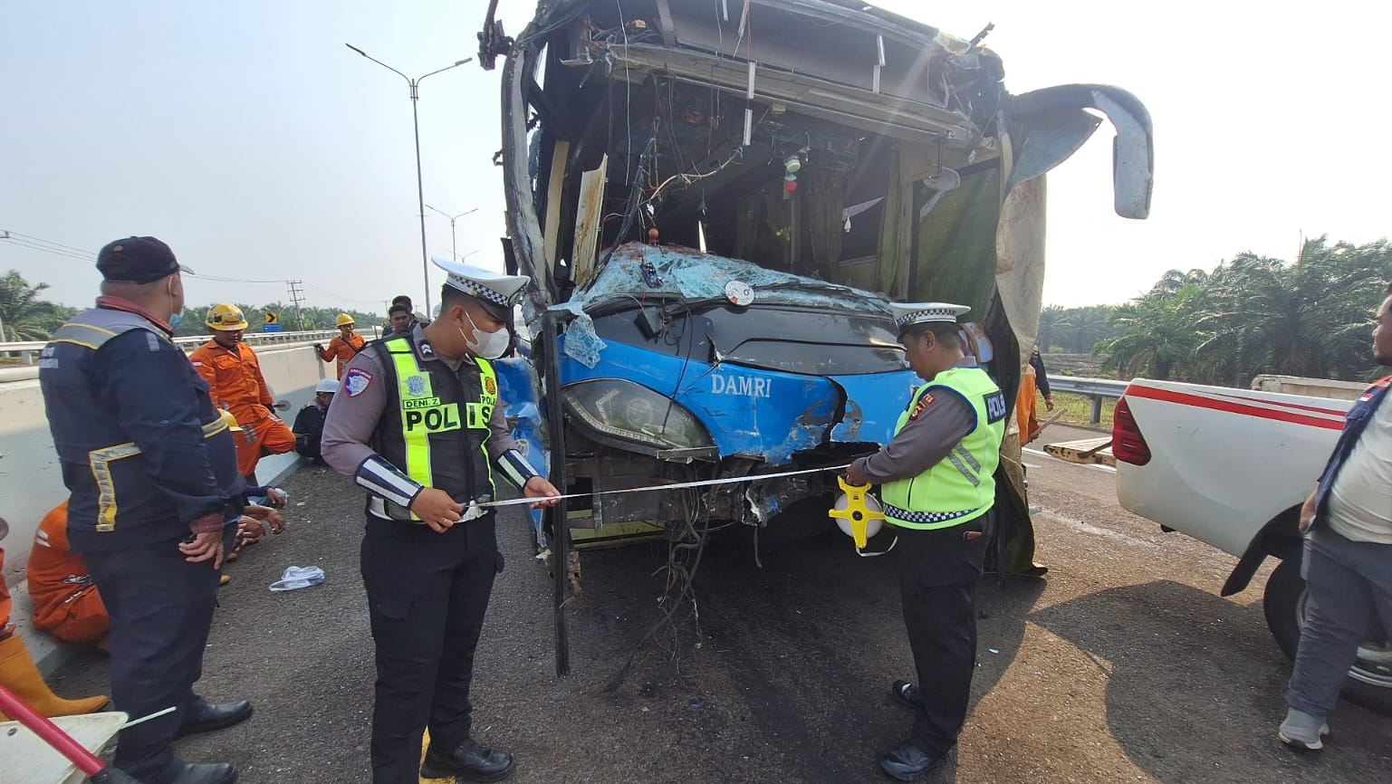 Tabrakan Beruntun di Tol Palindra, Polisi Periksa Dua Sopir