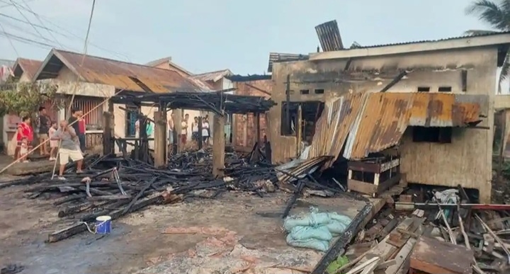 Tiga Rumah Semi Permanen di Ilir Barat II Palembang Terbakar, Diduga Akibat Korsleting