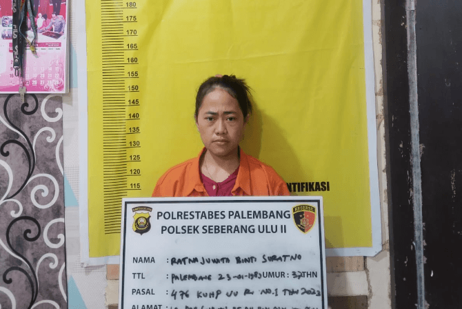 CCTV Bongkar Aksi Pencurian Berulang, Perempuan di Palembang Ditangkap Polisi