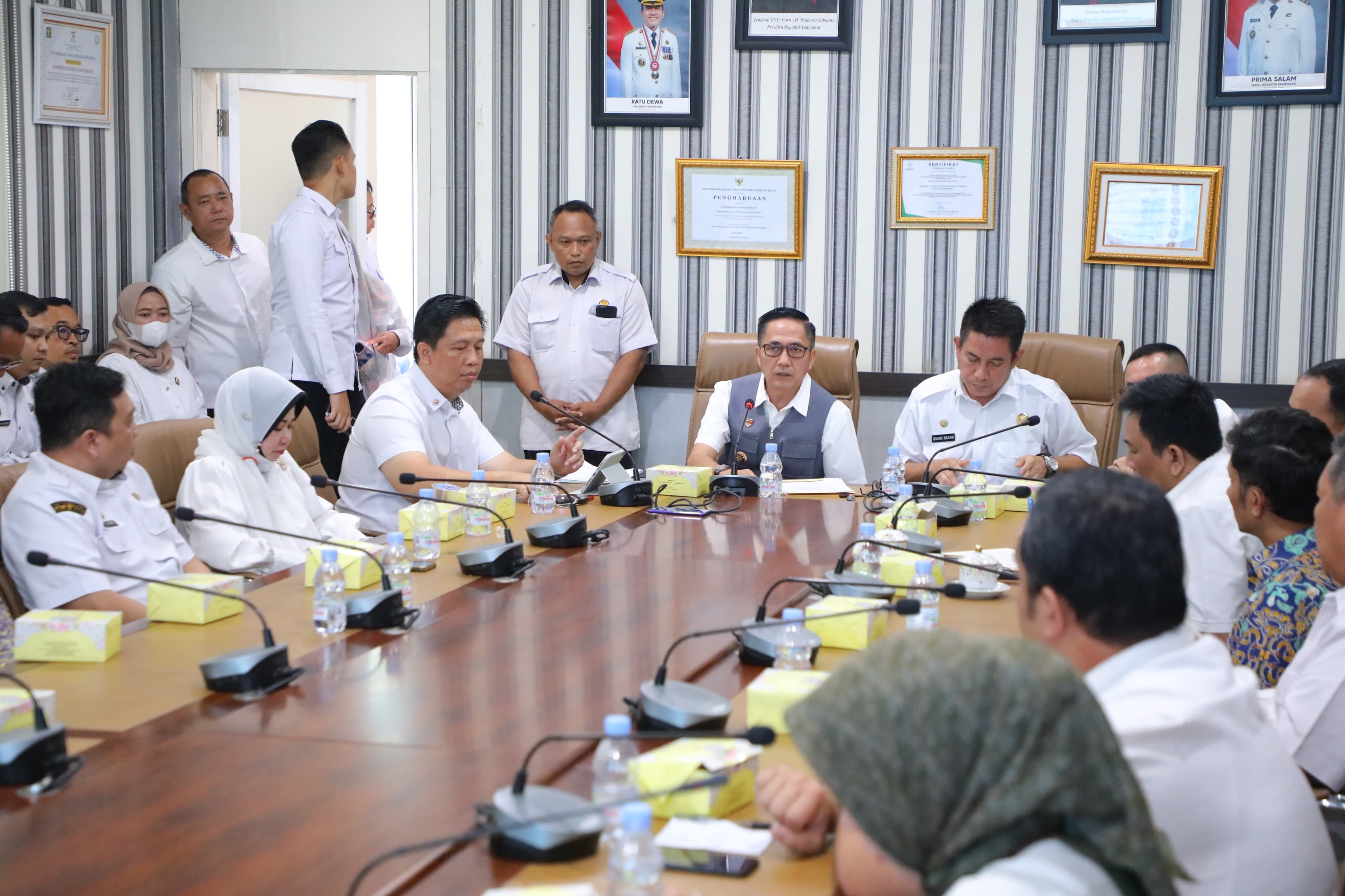 Rapat Genangan Palembang, Ratu Dewa Minta OPD Jangan Asal Kirim Perwakilan