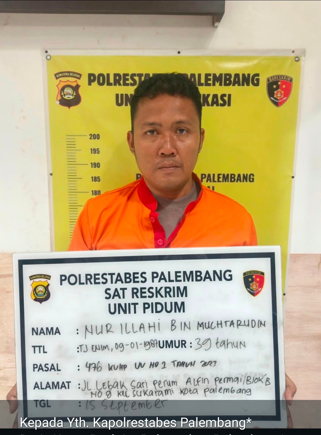 Kunci Motor Jatuh di Toko, Pria di Palembang Curi Honda PCX dengan Menyamar Jadi Kakak Korban