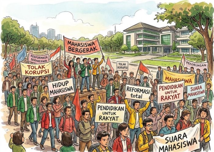 Ada Demo 2 Tahun Prabowo Gibran Hari Ini di Jakarta, Bawa 5 Tuntutan Karhutla Sampai Biaya Pendidikan