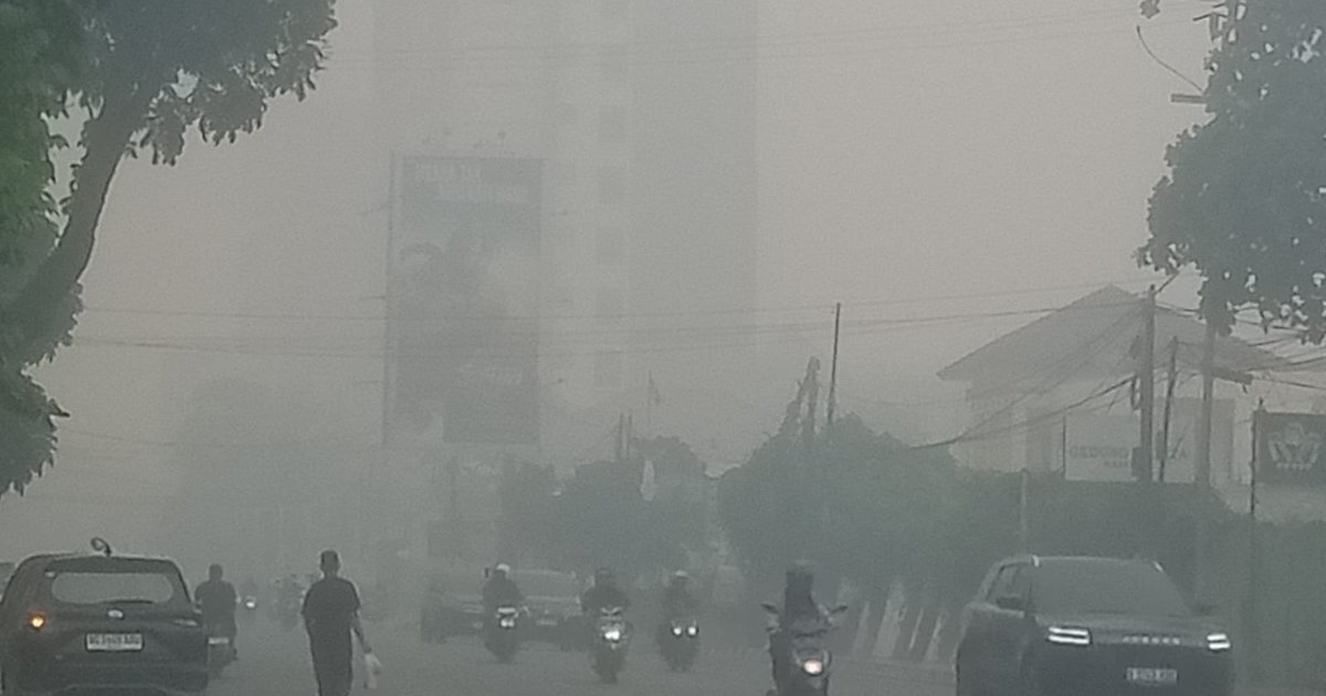 Sumsel Diserbu 3.009 Titik Panas, Kualitas Udara Palembang Berbahaya
