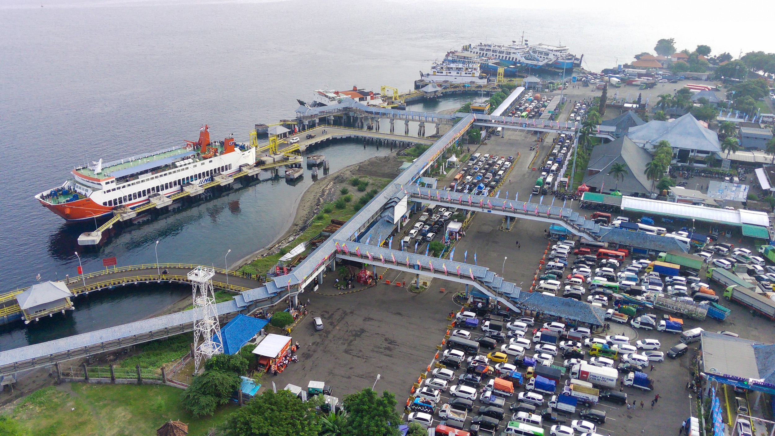 H-8 Lebaran 2026, Arus Penyeberangan Tanjung Api-Api–Muntok Masih Normal