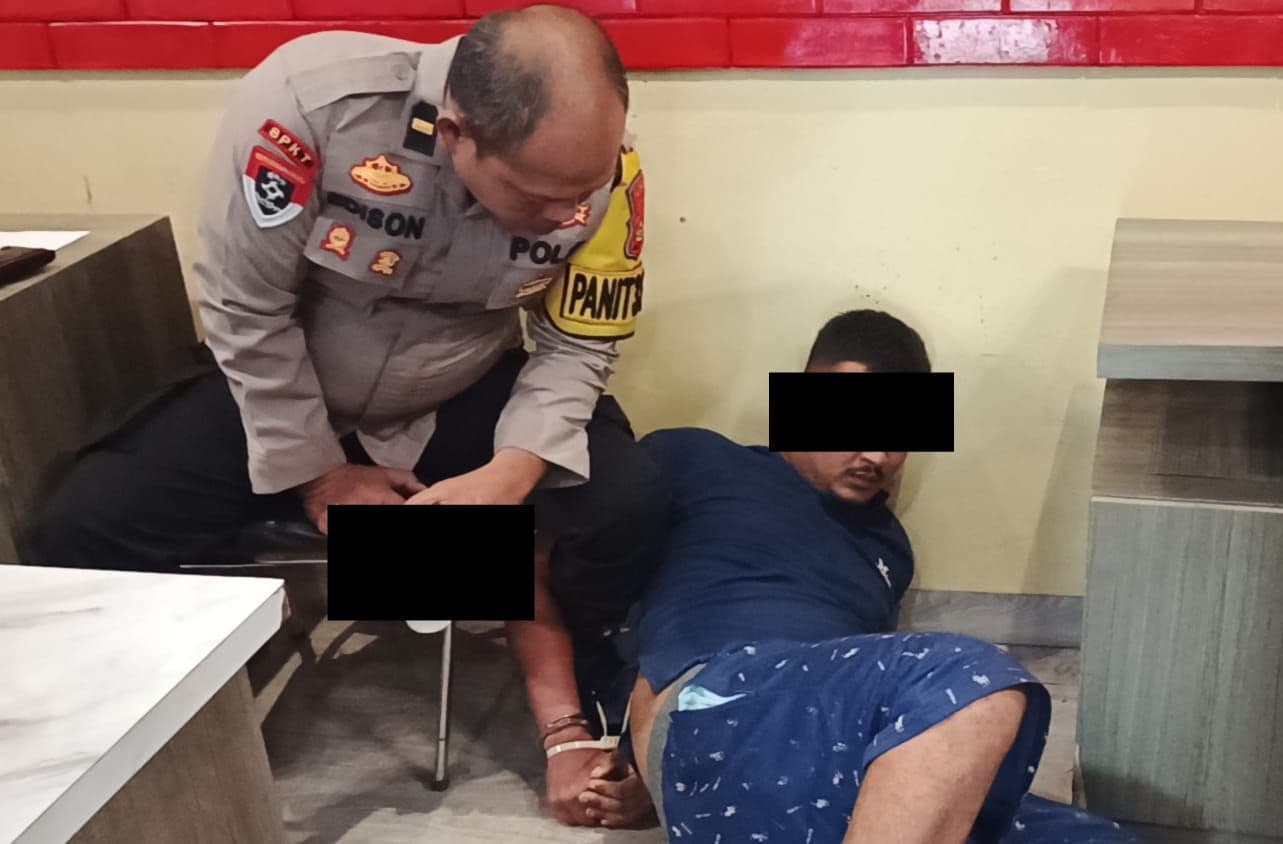 Bawa Pisau dan Resahkan Warga Bom Baru, Pria Asal Ogan Ilir Diamankan Polrestabes Palembang