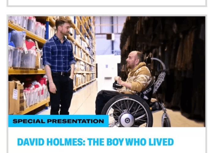 Film David Holmes: The Boy Who Lived, Kisah Stuntman dari Film Harry Potter